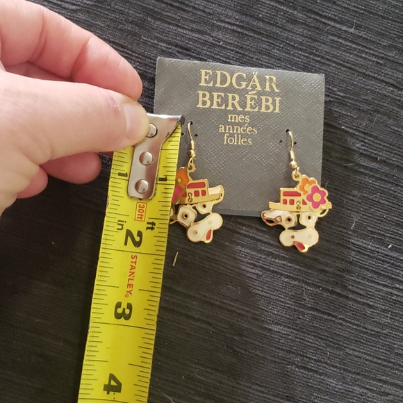 Cute cow earrings - Picture 4 of 4